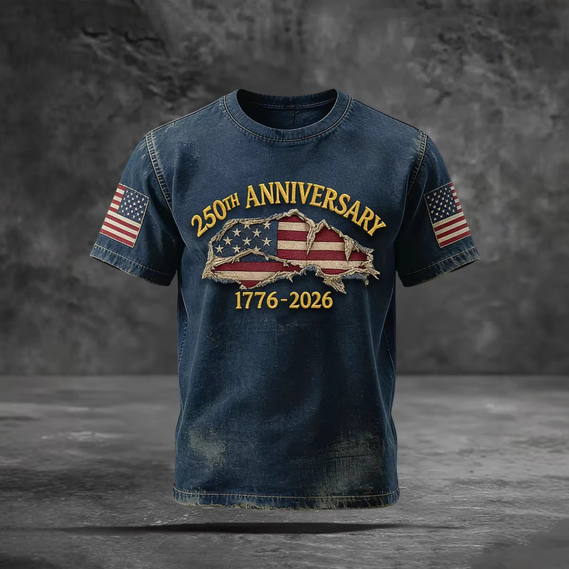 2025 Cross-Border Amazon Summer Men's New Printed Short-Sleeved Tops 3D Digital Printing Personalized Pattern T-Shirts