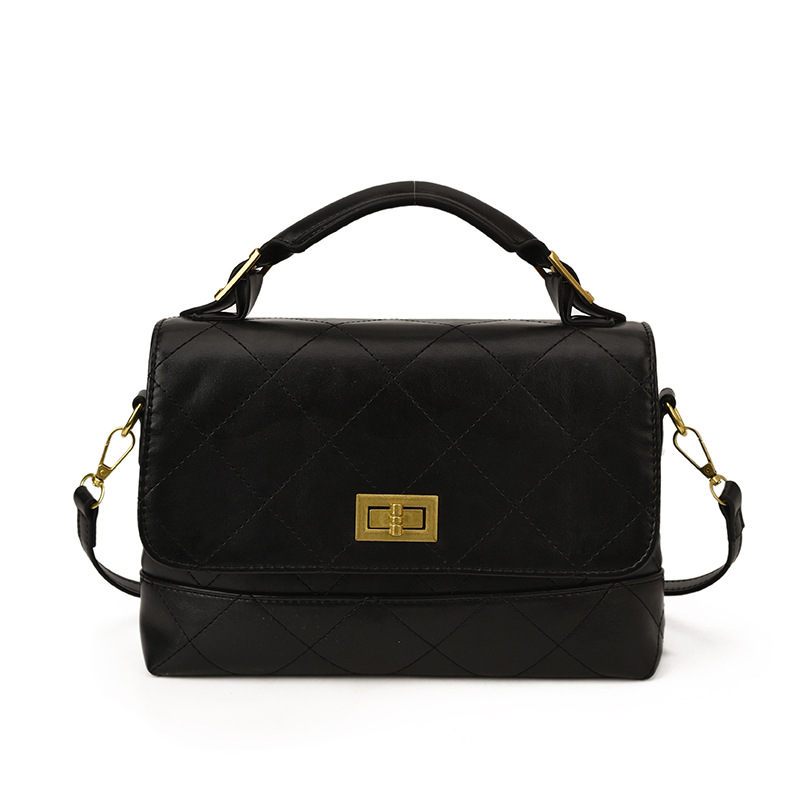 Bolso para mujeres 2025 nueva moda moda bolso portátil de cadena de diamante bolso cuadrado de mano alta humedad versátil bolso de mochila
