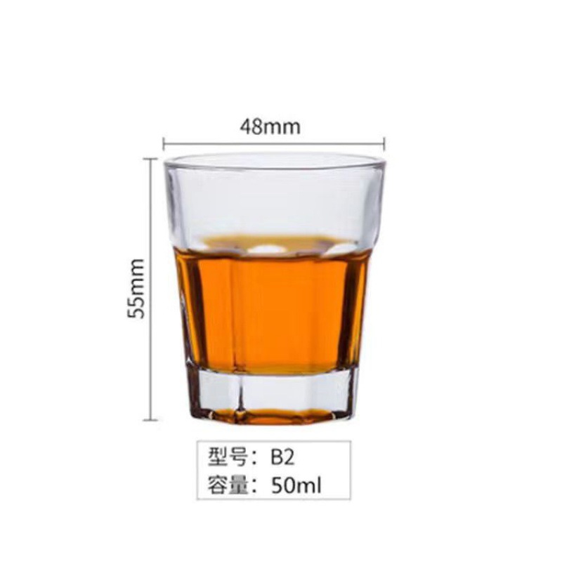초특가 한정 수량 초특가 50ml 팔각컵(술에 적합) 12개입