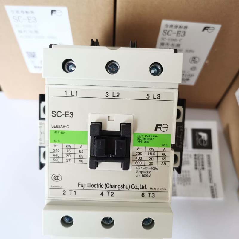全新原装常熟富士交流电磁接触器SC-E3 AC220V SC-E3N5-C AC380V