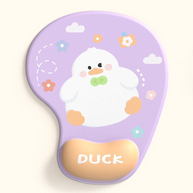 Alfombrilla de ratón almohadilla de muñeca de silicona tamaño pequeño lindo niños y niñas computadora de dibujos animados de Oficina Juego de mesa pad soporte de muñeca