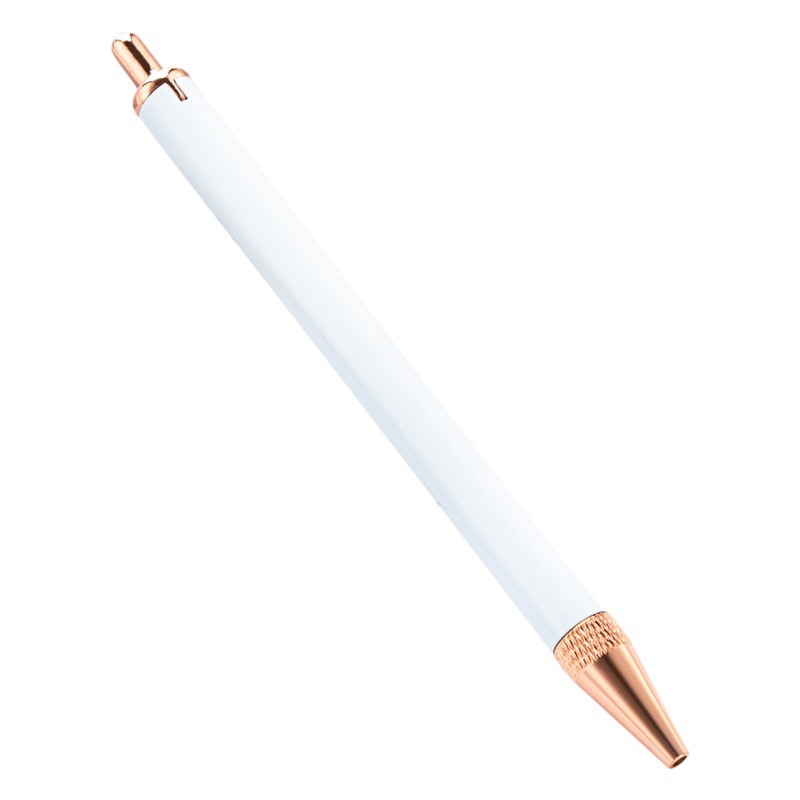 Bolígrafo de sublimación de bricolaje creativo Bolígrafo de metal de transferencia de calor en blanco Bolígrafo de regalo publicitario comercial
