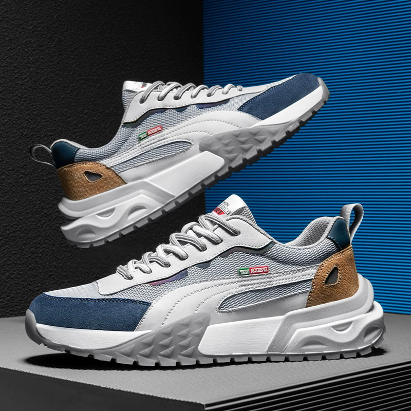 Модная обувь Live Daifa, холодные клейкие качественные кроссовки, Нескользящая дышащая мужская обувь, летняя универсальная повседневная обувь Torre на толстой подошве