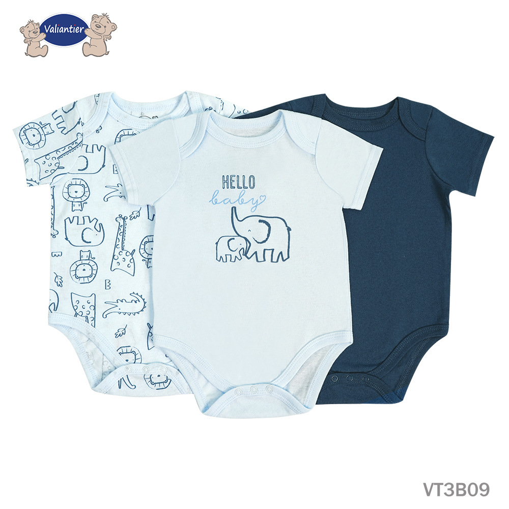 Tres piezas para bebés recién nacidos, ropa unida, ropa de escalada, valiantier, triángulo corto, ropa corta.