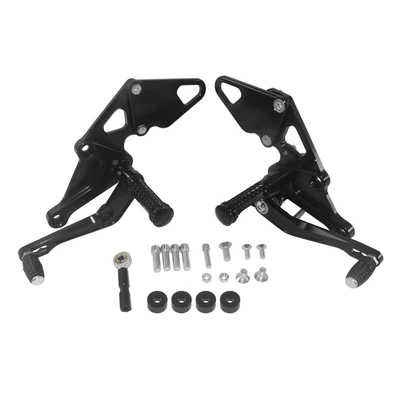 Suitable for Yamaha FZ07 MT-07 Tracer 14-20 modification to raise the pedal and shift the pedal assembly (Motorcycle pedals) - black