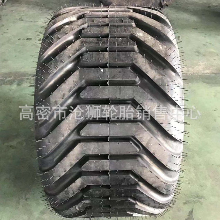 供应农用拖车悬浮轮胎 500/45-22.5 捆草机轮胎 可配钢圈