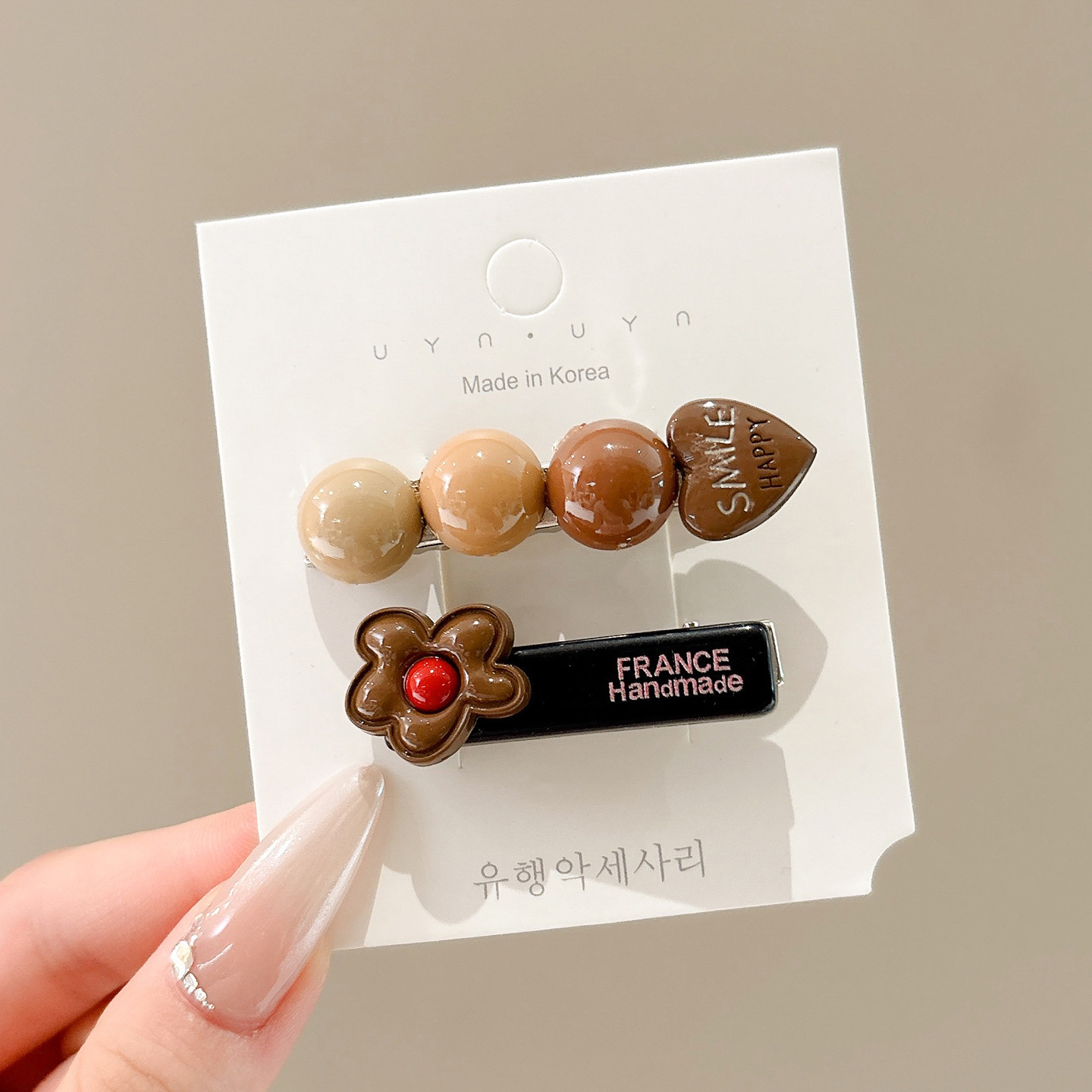 Clip de cabello de flor de leopardo para mujeres clip de cabello de alto nivel frente clip de frangeo 2025 nuevo clip lateral clip de cabello toque