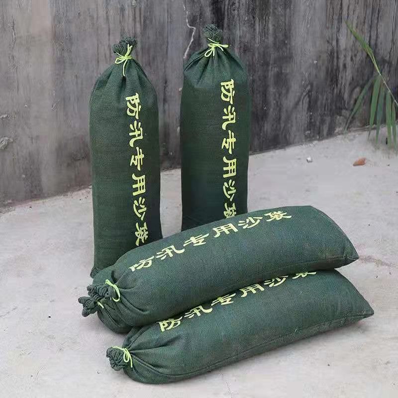 防汛沙袋 抗洪沙袋抽绳加厚帆布袋 防汛沙包挡水专用沙袋厂家直销