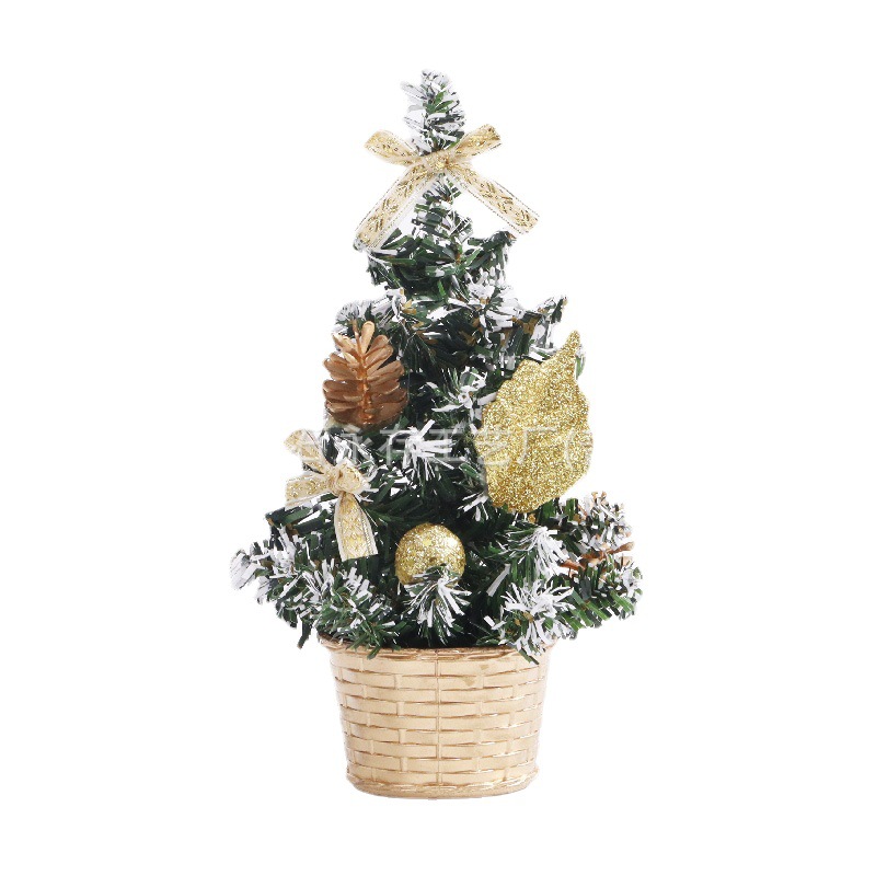 Navidad árbol decoración fábrica directa mini árbol artificial decoraciones familia Navidad regalos 20cm