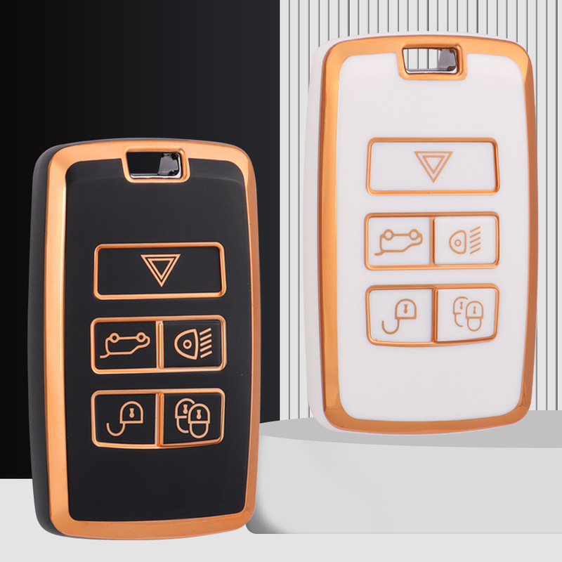 Suitable for Land Rover Jaguar Key Covers, Range Rover Car Key Covers, Velar, Evoque, Discovery 4, and Range Rover Sport Key Cases Suitable for Land Rover Jaguar Key Covers, Range Rover Car Key Covers, Velar, Evoque, Discovery 4, and Range Rover Sport Key Cases
