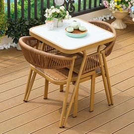 户外金属桌椅;户外实木桌椅;藤编桌椅