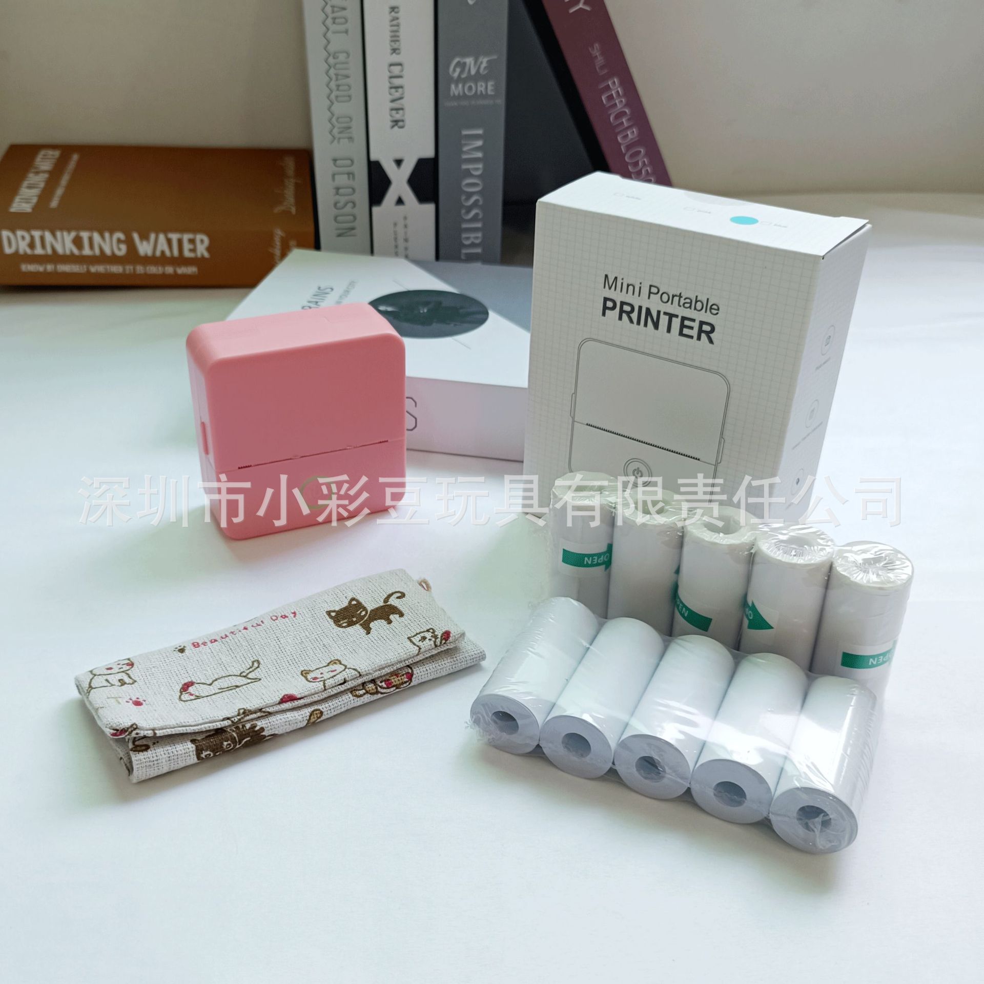 X6 powder +5 thermal paper +5 adhesive sticker + storage bag