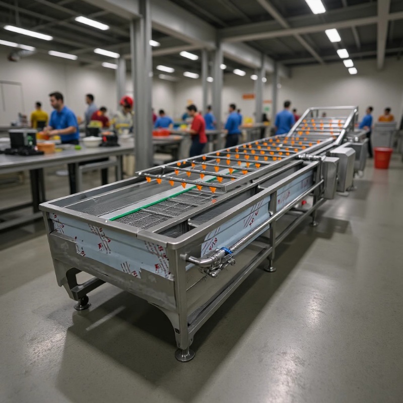 汇康研发肉 鱼解冻机 冻猪蹄缓化清洗流水线  鸡肉恒温化冻机