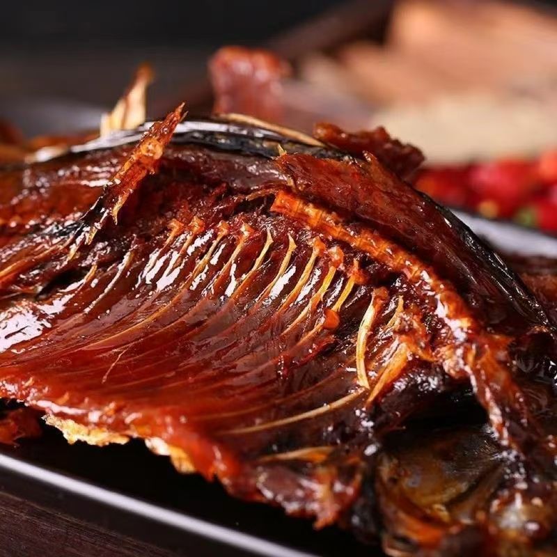 湖南特产酱板鱼香辣整条鱼下饭菜下酒美味零食休闲小吃的零食批发|undefined