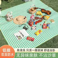 Утолщенный влагостойкий коврик для пикника, водонепроницаемый портативный коврик для путешествий на открытом воздухе, кемпинга, пикника, газон, весенний пляжный коврик