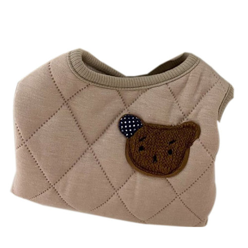 Autumn and winter thin puppy vest Teddy VIP Bichon Pomeranian cat small dog clothes winter pet cotton coat