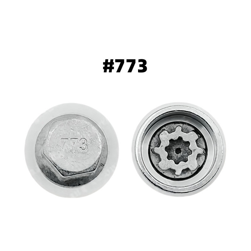 Applicable to Skoda # 761 - # 780 Car Tire Anti-Theft Screw Socket Tire Removal Tool Key