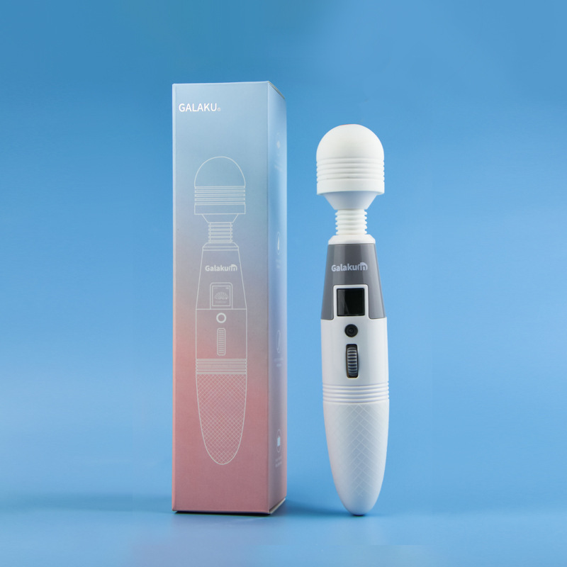 GALAKU ángel de velocidad extrema av varilla vibratoria masculina y femenina masturbación masaje recargable LCD muestra artículos sexuales para adultos
