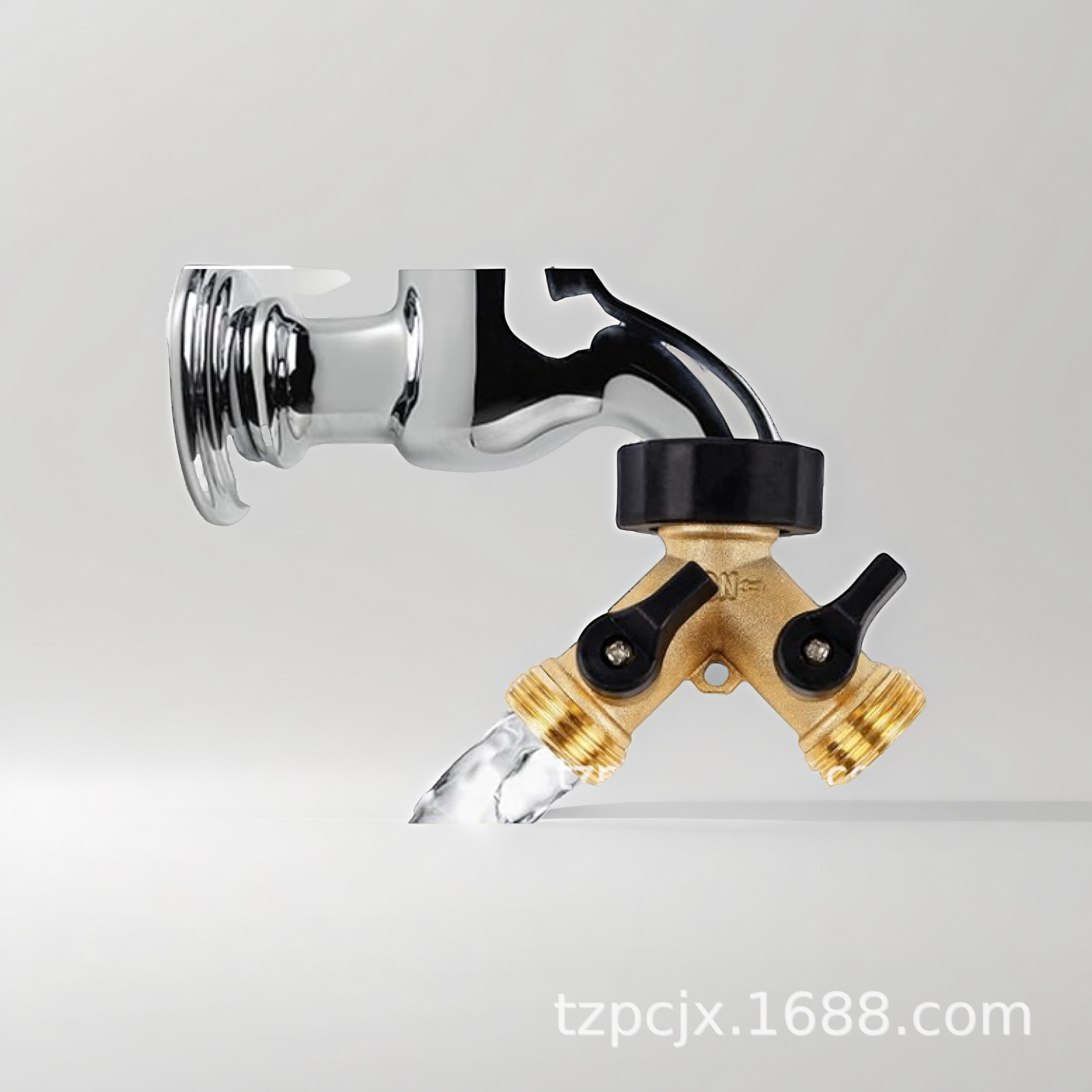 批发黄铜截止阀软管水管连接器实心铜球切断阀浇水洗车设备五金件