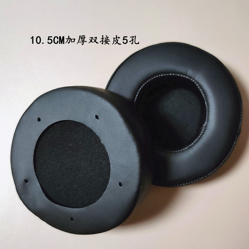 Barra de Internet auricular esponja cubierta redonda cubierta engrosada reemplazo orejeras de cuero al por mayor 100 unidades envío gratuito