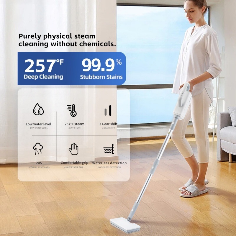 Handheld steam mop, cross-border floor cleaning machine, electric household high-temperature steam cleaner, handheld multifunctional mop Handheld steam mop, cross-border floor cleaning machine, electric household high-temperature steam cleaner, handheld multifunctional mop