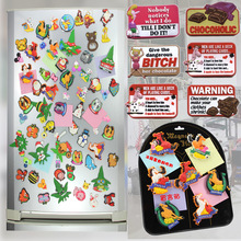 PVC軟膠冰箱貼卡通硅膠磁鐵DIY立體留言貼創意仿真樹葉冰箱磁性貼