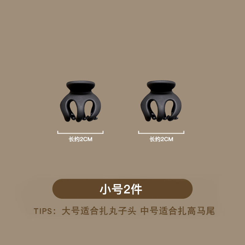 Caja de cabello de cola de caballo alta fija artefacto mágico bola cabeza agarrando clip de calabaza cabeza atrás anti-colapso pequeño tocado para mujeres