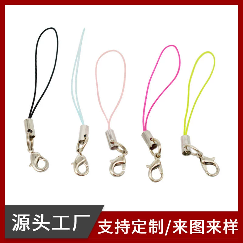 Фабрика оптом красочные Лобстер Пряжка Мобильный телефон Веревка мультфильм полиэстер ключ кукла Веревка DIY Ювелирные изделия металлическая пряжка веревка