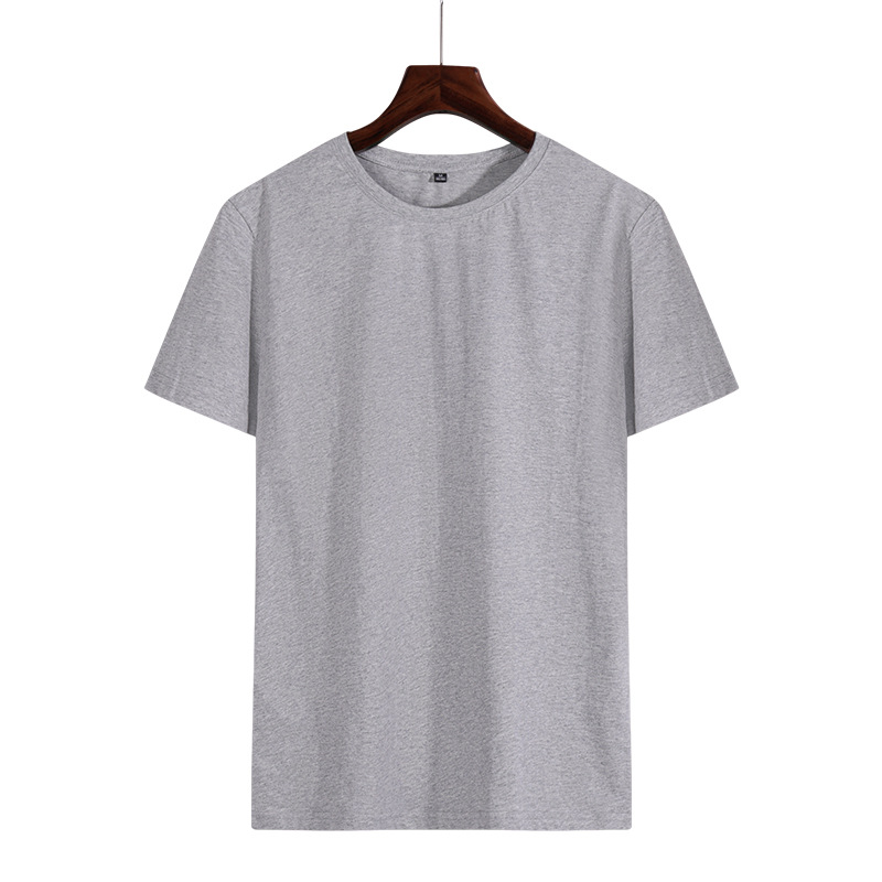 Xinjiang camiseta de algodón de vello largo 180g personalizada camiseta cultural de publicidad impresión bordada LOGO camiseta de actividad grupal personalizada