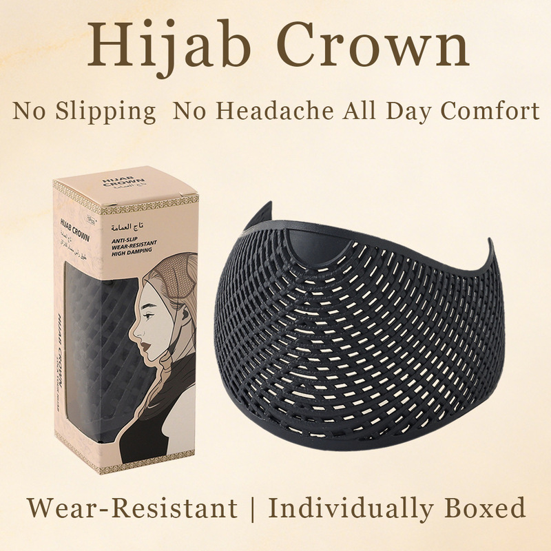 Hijab Crown Independent Website Hot-Selling Non-Slip Crown Headscarf Fixed Non-Slip Headband Forehead Fixer Wholesale