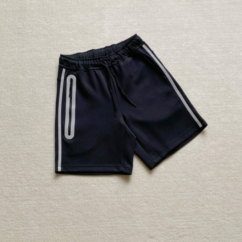 Pantalones cortos deportivos pantalones casuales sueltos de algodón fino de verano para hombres