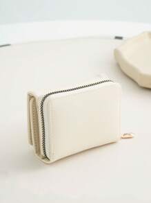 Nuevo 2023 estilo coreano billetera de las mujeres titular de la tarjeta corta multi-tarjeta de visita titular de la tarjeta bancaria titular de la cremallera monedero