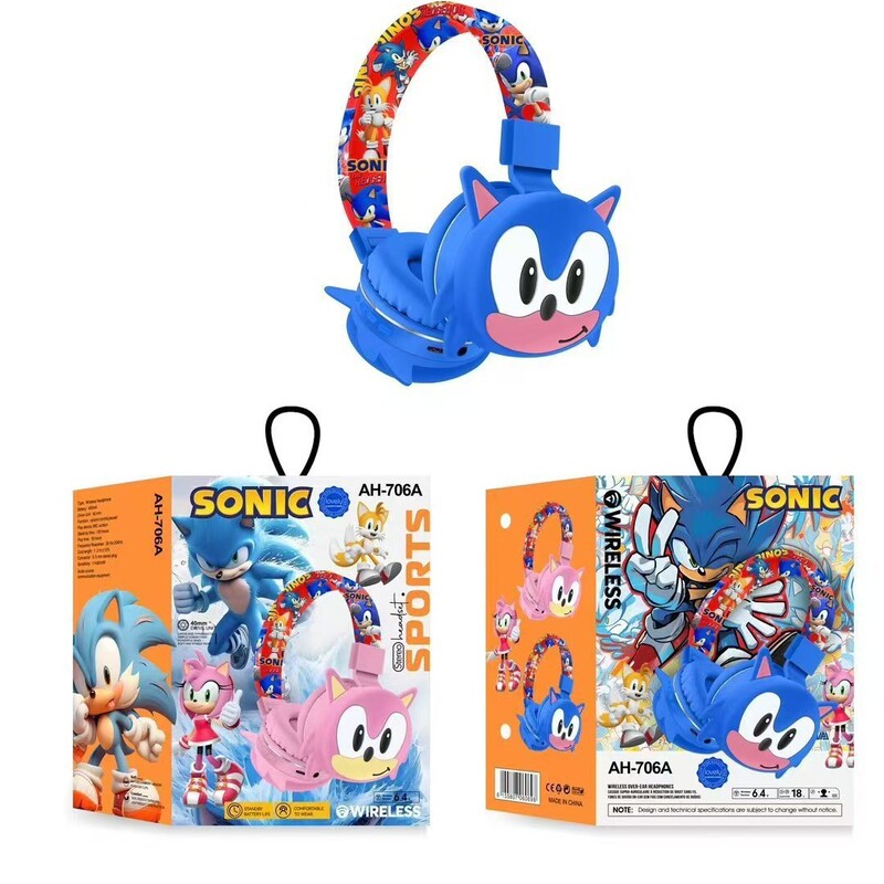 New Ah-706 Head-Mounted Bluetooth Headset with Ultra-Long Standby Time, Cartoon Stereo Foldable Bluetooth Headset New Ah-706 Head-Mounted Bluetooth Headset with Ultra-Long Standby Time, Cartoon Stereo Foldable Bluetooth Headset