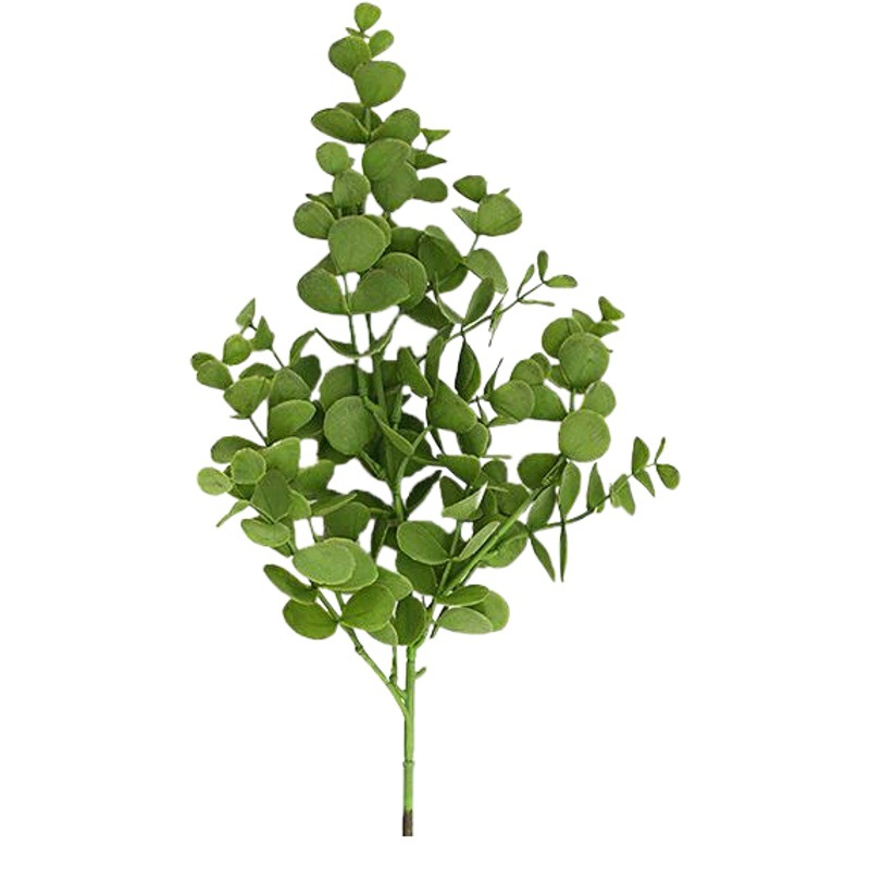 Simulation Eucalyptus Money Leaf Home Wedding Decoration Artificial Fake Flower Green Plant Single Eucalyptus Leaf Simulation Plant