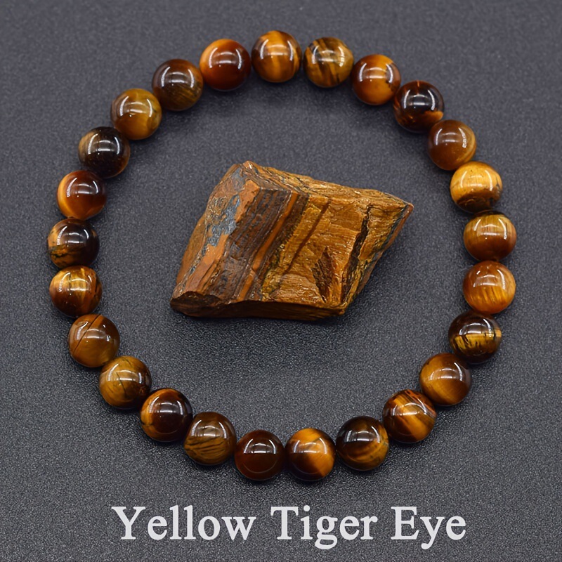 Amazon TEMU Amethyst Tiger Eye Elastic Bracelet Rose Stone Agate Mixed Color Bead Bracelet WISH Explosions Amazon TEMU Amethyst Tiger Eye Elastic Bracelet Rose Stone Agate Mixed Color Bead Bracelet WISH Explosions