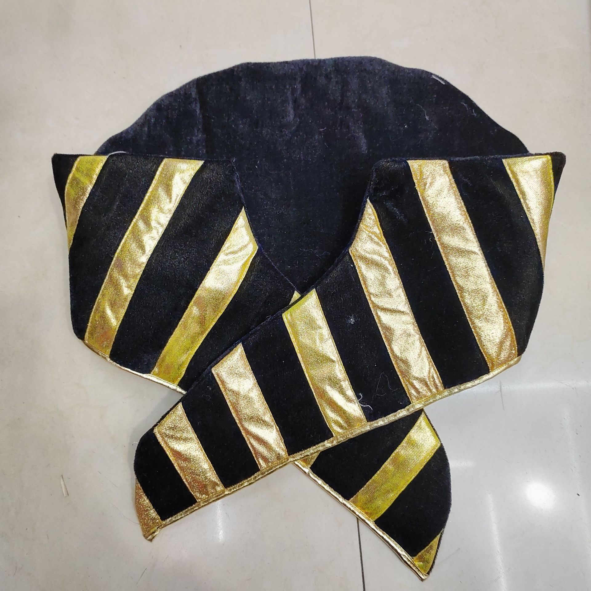 Halloween Espectáculo de Pascua Sombrero de fiesta Sombrero de oro egipcio Sombrero de faraón Sombrero de faraón egipcio Sombrero de cabeza de serpiente divertido