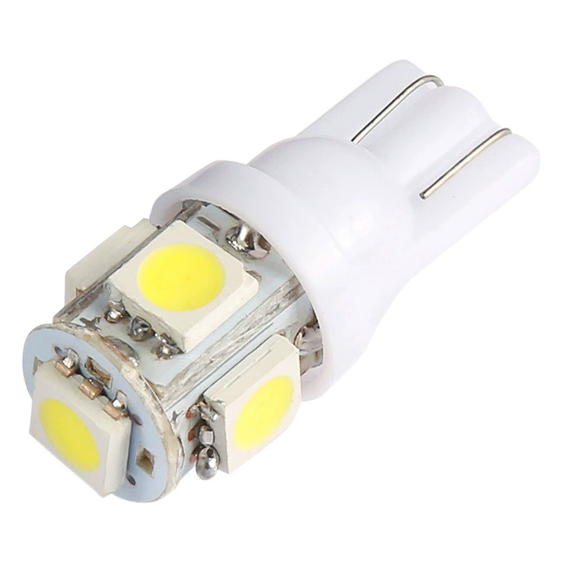 Автомобильная лампа T10 5050 5smd 5W5, индикатор ширины, светильник для номерного знака, рулевое управление мотоцикла, светодиодный светильник 12 В, автомобильный светильник