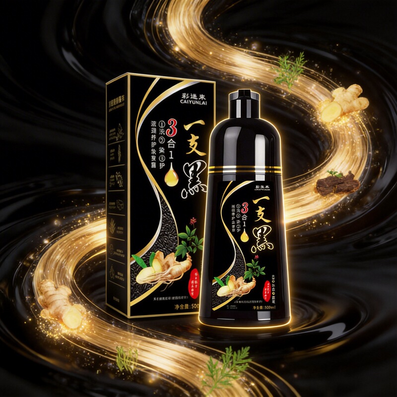 Caiyunlai Hair Dye Cream, One Tube, Black, Wash, Dye, and Care All-In-One Hair Dye, Direct Dye for Black Hair, Plant-Based Hair Dye for Home Use Caiyunlai Hair Dye Cream, One Tube, Black, Wash, Dye, and Care All-In-One Hair Dye, Direct Dye for Black Hair, Plant-Based Hair Dye for Home Use