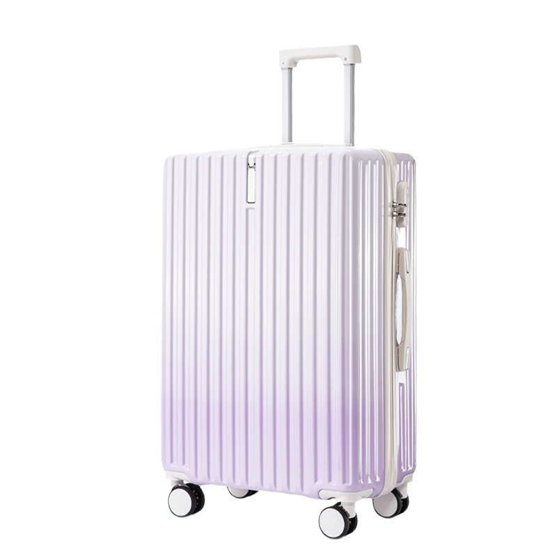 Mujeres japonesas de moda, color gradiente, maleta fresca, 28 maletas de viaje de contraseña de estudiantes