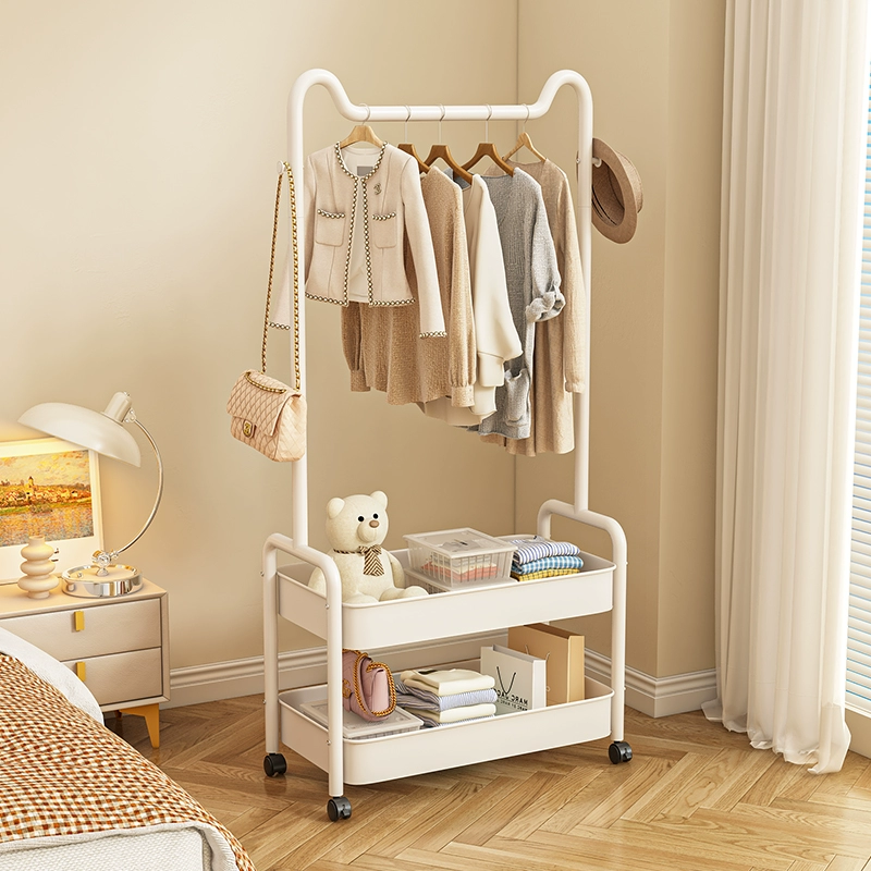 Детская вешалка для одежды от пола до потолка в спальне небольшой вешалка для одежды в домашней комнате