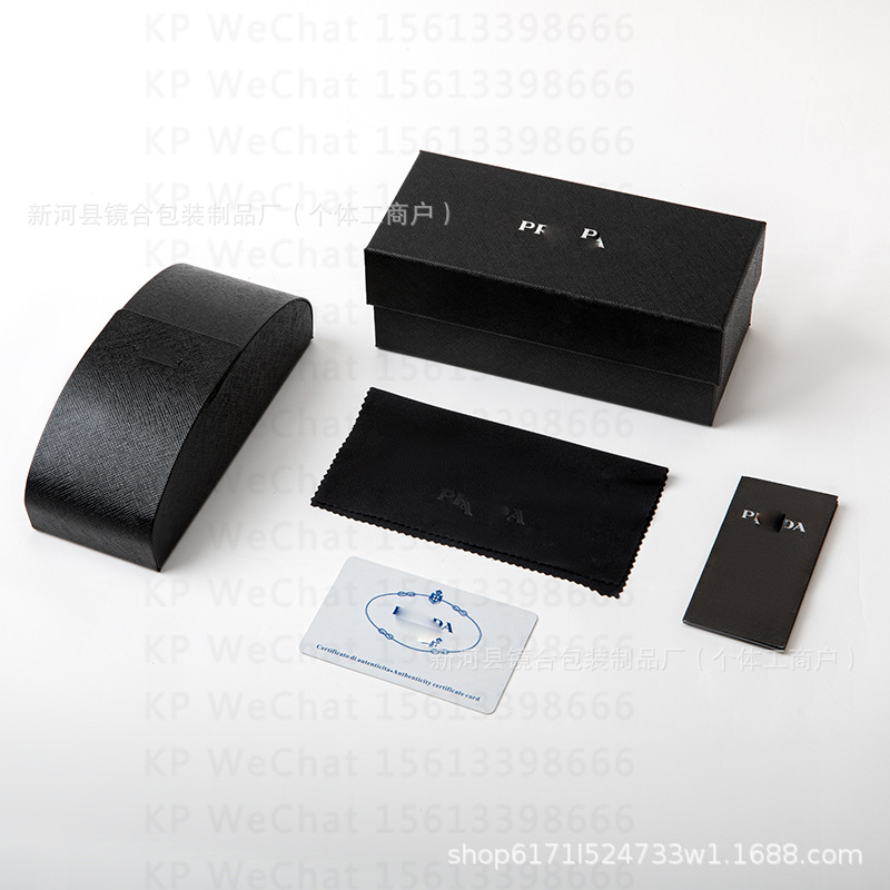 Spot al por mayor nueva caja de gafas de marca de alta gama de moda caja de gafas de sol de alta gama caja de embalaje completa