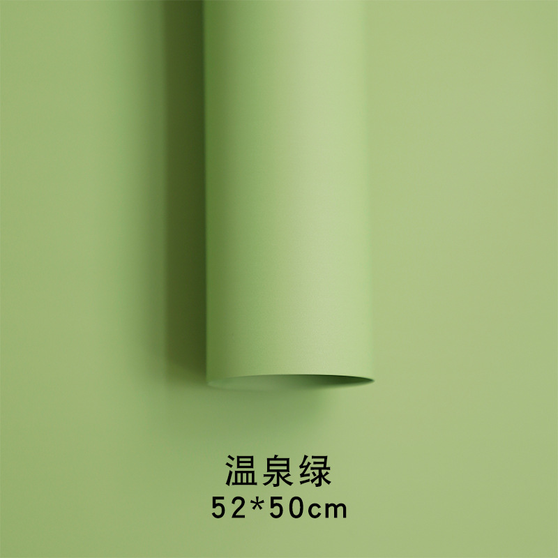 Huaxi espesar 7,5 seda dopamina color sólido papel de moda impermeable flor embalaje de papel floral ramo floral al por mayor transfronterizo