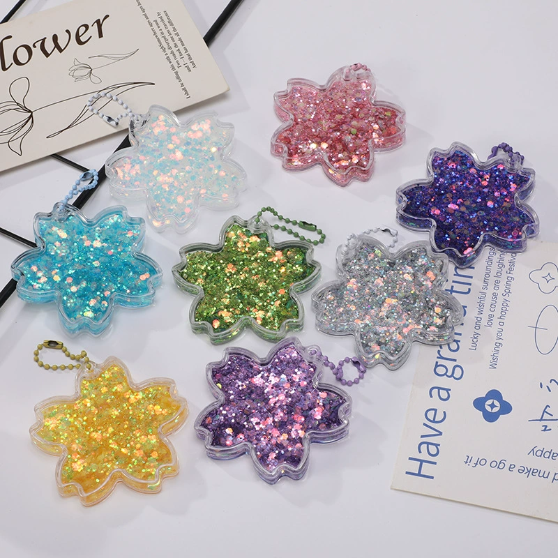 Креативный жидкий песок с маслом вишневого цвета, прозрачный акриловый поток, мраморная карта, кирпич, мультяшный нерегулярный TikTok, трендовая слепая коробка