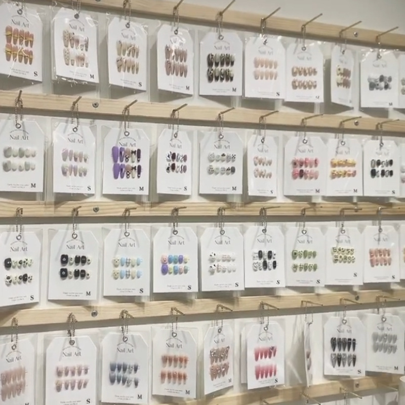 Wearing Armor Display Rack Storage Rack Display Wall Display Rack Nail Shop Display Rack Jewelry Rack Solid Wood