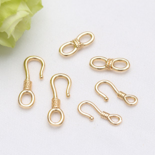 14K����ɫ8���h��diy�ֹ������������β�B�ӿ��Ʒ�������