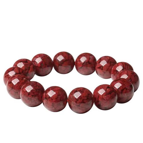 Raw ore high content crystal sand ball bracelets for men and women cinnabar and purple gold sand bracelets jewelry live supply wholesale
