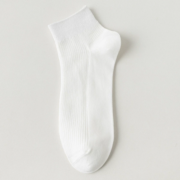 Women's boat socks white