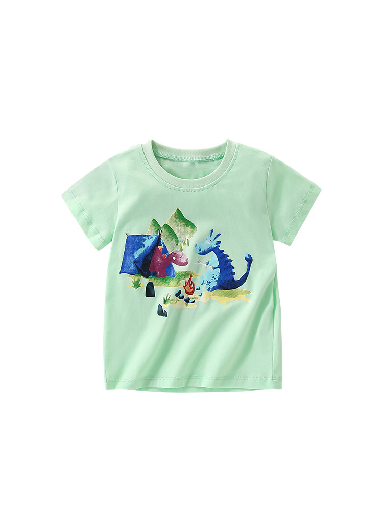 Malwee niño de manga corta verano nuevo estilo europeo y americano para niños camiseta de cuello redondo ropa infantil camiseta camiseta casual