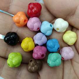 13mm个性烤漆灯笼中国结珠 DIY手工串珠散珠串笔手机链饰品配件