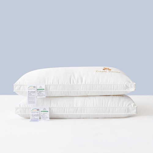Class A 60-count long-staple cotton soy fiber pillow core five-star hotel pure cotton high rebound neck pillow